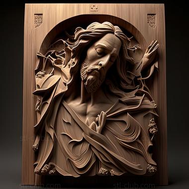 3D model st jesus (STL)